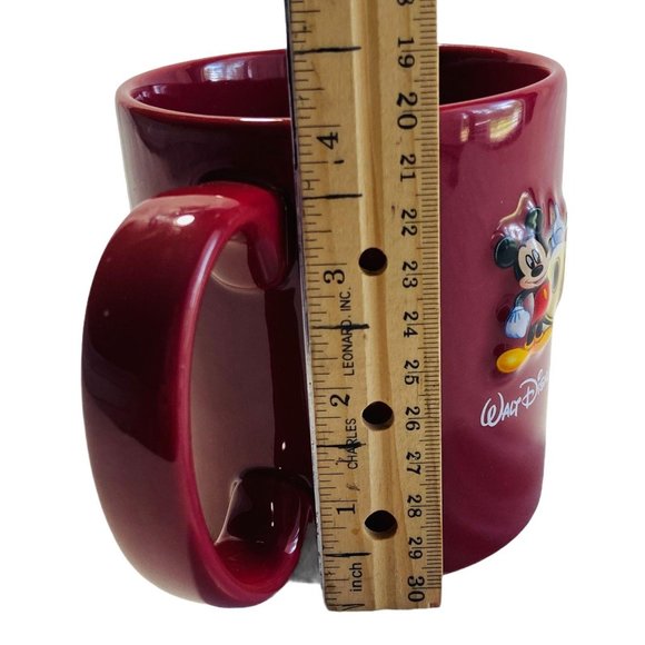 Walt Disney World 2007 3D Embossed Mickey Mouse & Friends Coffee Mug Cup 16ozs. - Picture 7 of 7